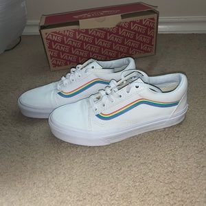 rainbow vans